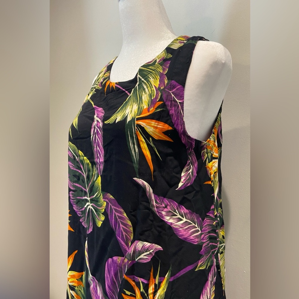 Tropical Print Mini Dress - Picture 2 of 16